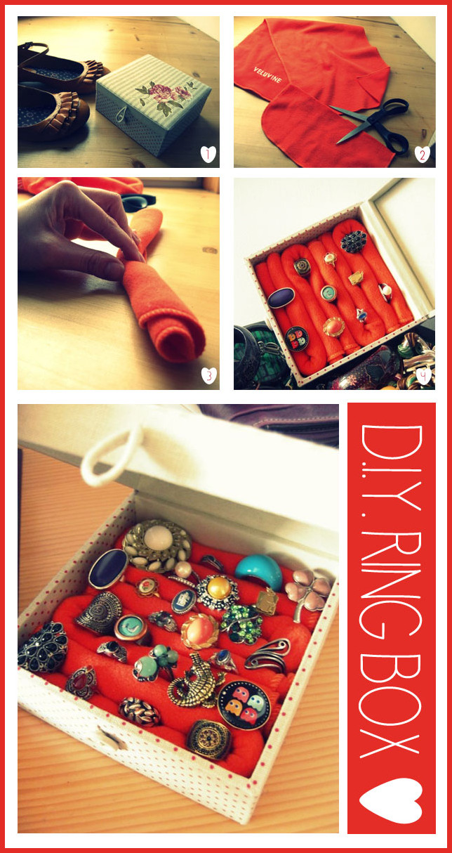 Make Jewellery Boxes at Home to store your Rings
