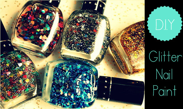 How do you make gorgeous Nail Glitter Paint at Home